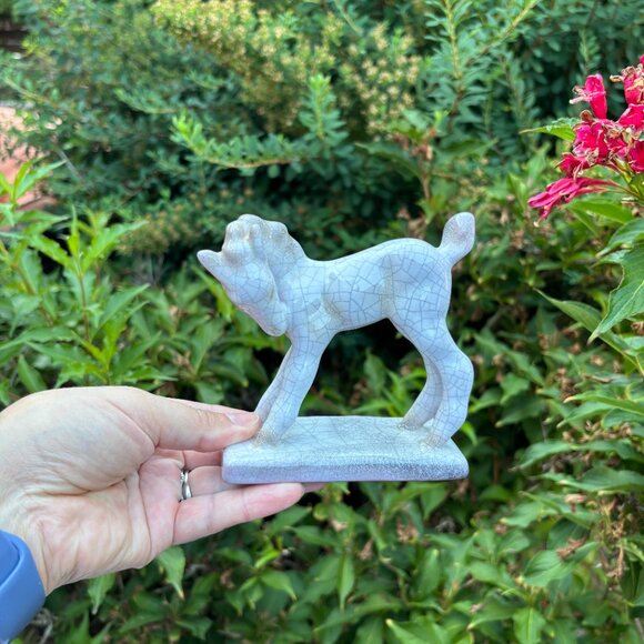 Vintage Horse Figurine West German Crackle Glaze Foal by Karlsruher Majolika - Picture 12 of 15